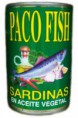 sardina aceite paco fish